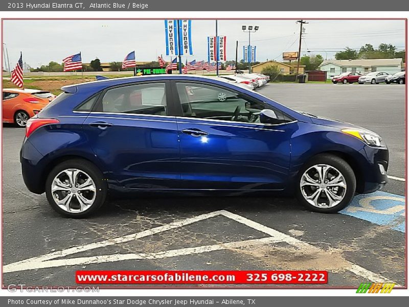 Atlantic Blue / Beige 2013 Hyundai Elantra GT