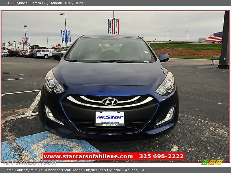 Atlantic Blue / Beige 2013 Hyundai Elantra GT