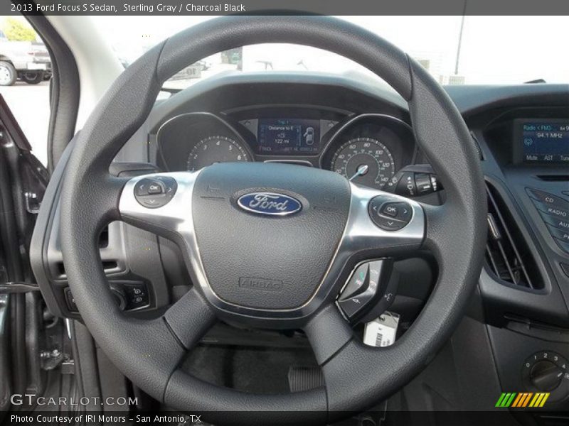 Sterling Gray / Charcoal Black 2013 Ford Focus S Sedan