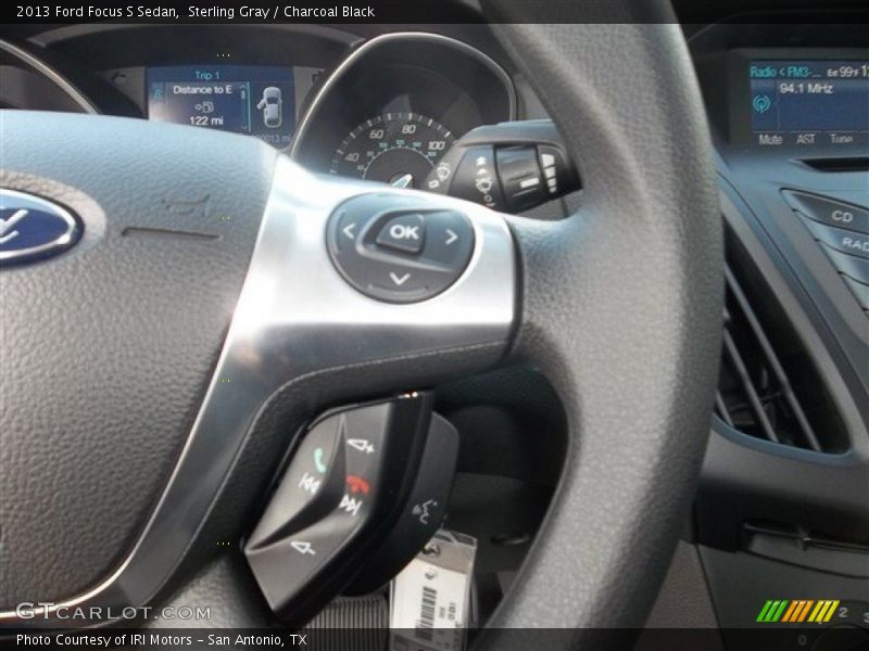 Sterling Gray / Charcoal Black 2013 Ford Focus S Sedan