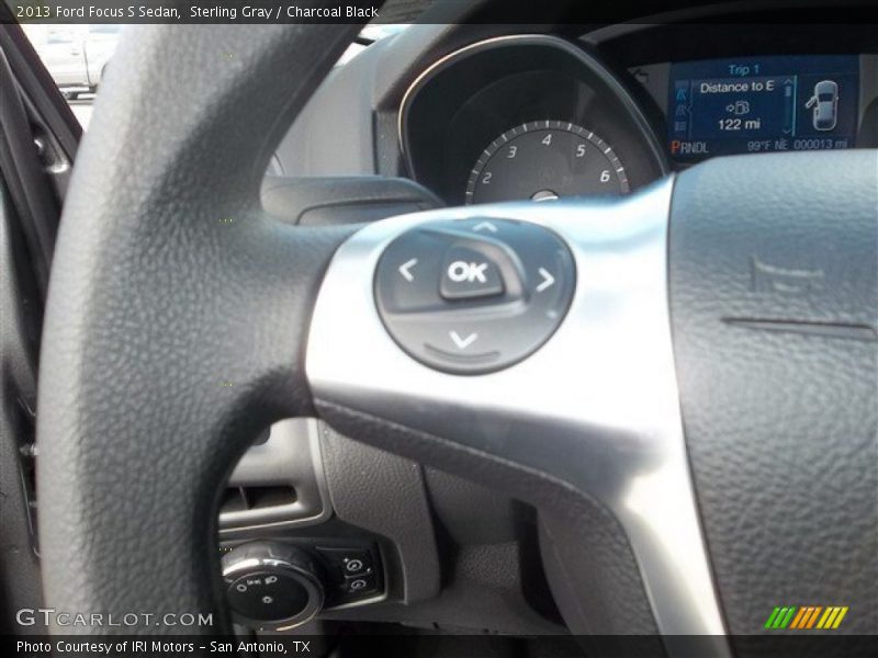 Sterling Gray / Charcoal Black 2013 Ford Focus S Sedan