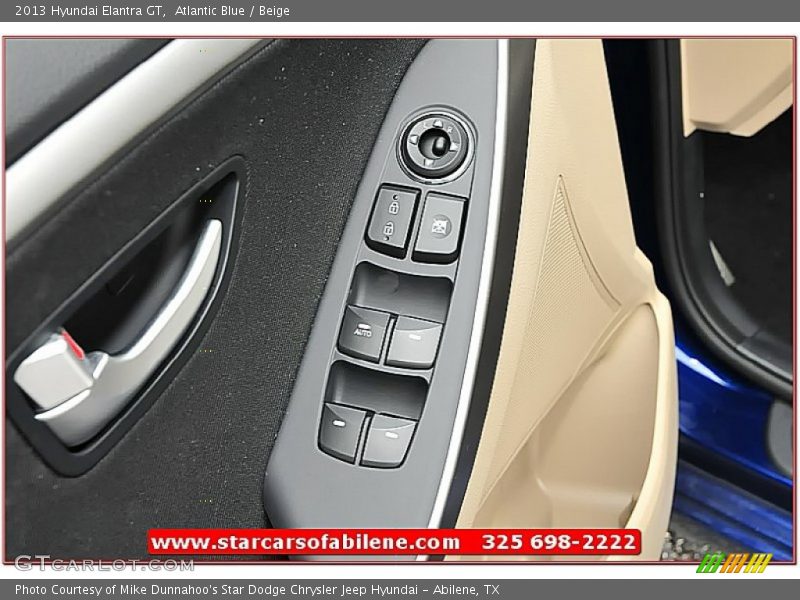 Atlantic Blue / Beige 2013 Hyundai Elantra GT