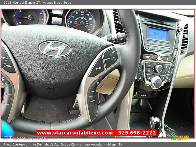 Atlantic Blue / Beige 2013 Hyundai Elantra GT