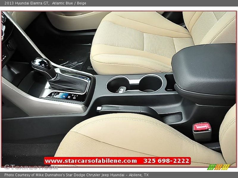 Atlantic Blue / Beige 2013 Hyundai Elantra GT