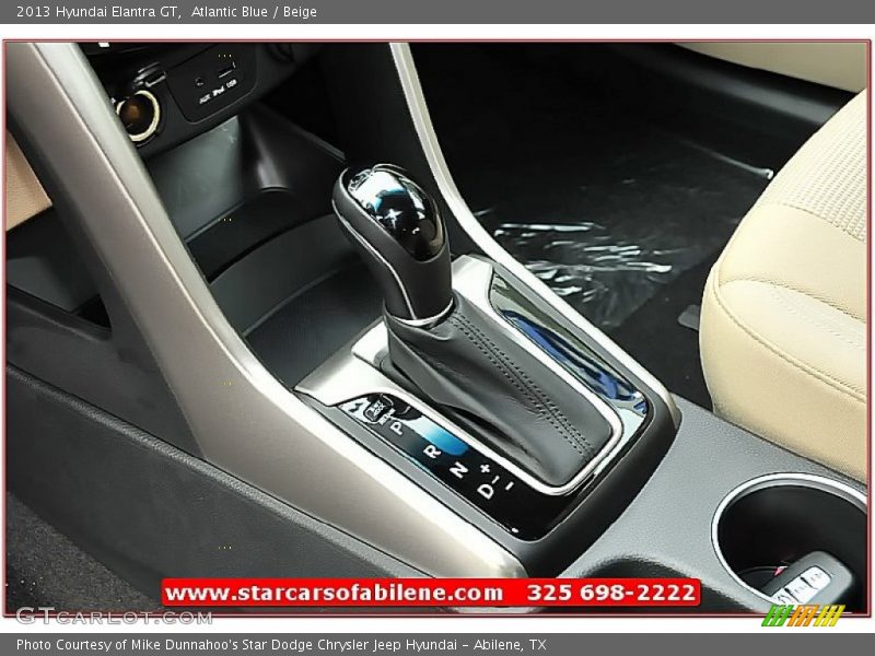 Atlantic Blue / Beige 2013 Hyundai Elantra GT