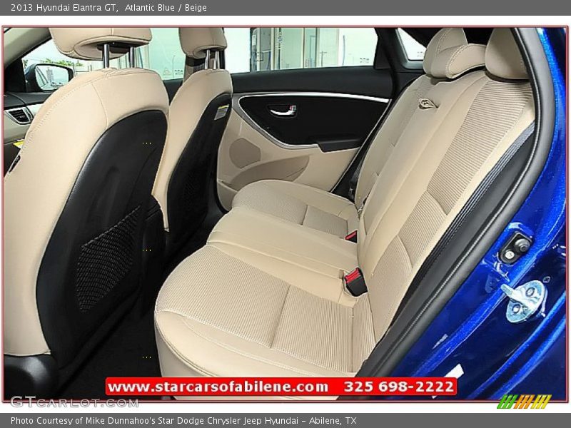 Atlantic Blue / Beige 2013 Hyundai Elantra GT