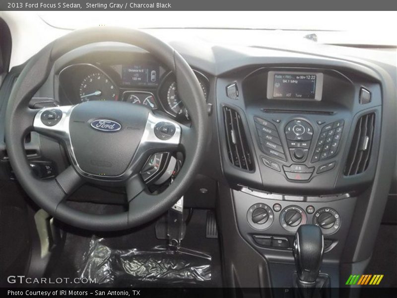 Sterling Gray / Charcoal Black 2013 Ford Focus S Sedan