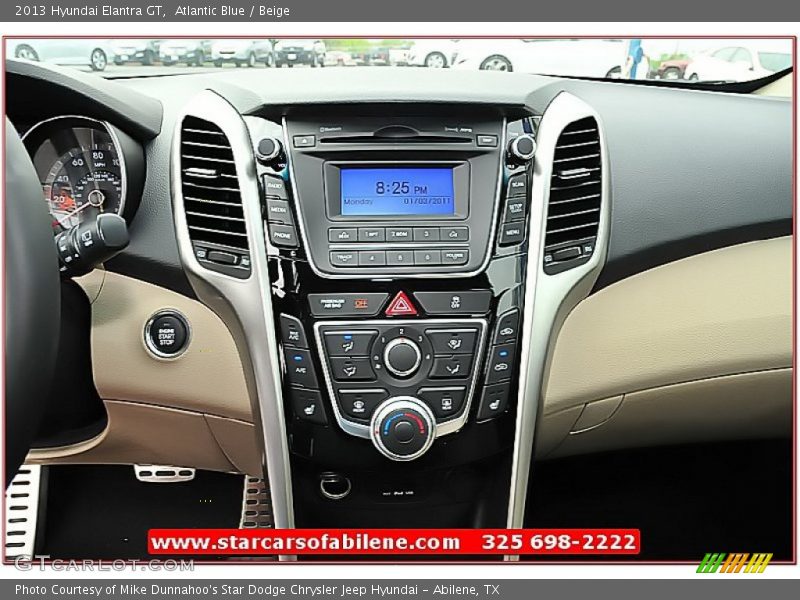 Atlantic Blue / Beige 2013 Hyundai Elantra GT