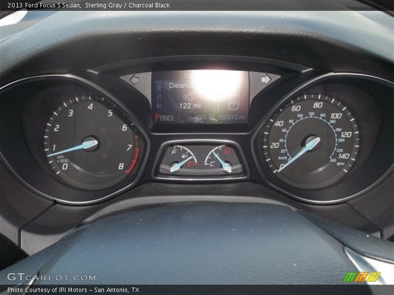 Sterling Gray / Charcoal Black 2013 Ford Focus S Sedan