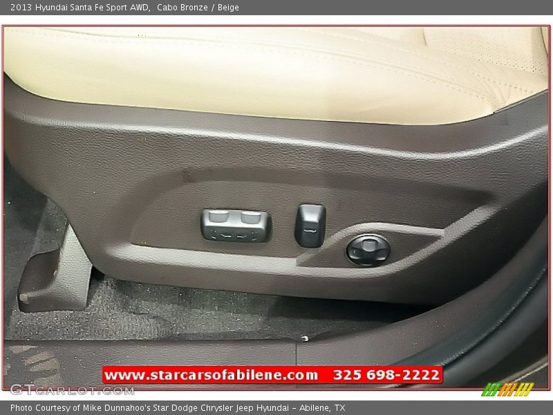 Cabo Bronze / Beige 2013 Hyundai Santa Fe Sport AWD