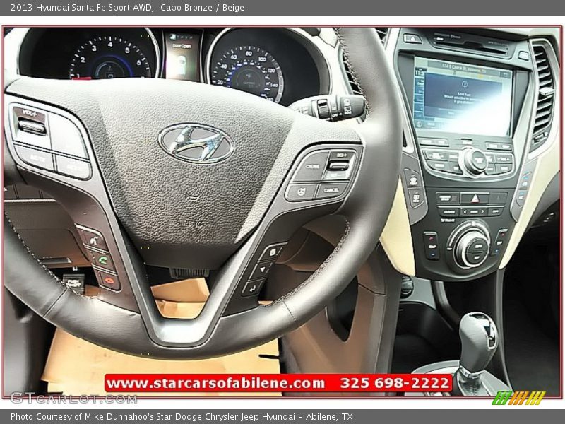 Cabo Bronze / Beige 2013 Hyundai Santa Fe Sport AWD