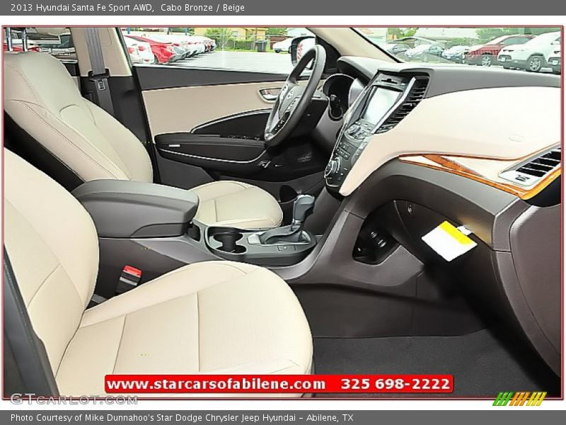 Cabo Bronze / Beige 2013 Hyundai Santa Fe Sport AWD