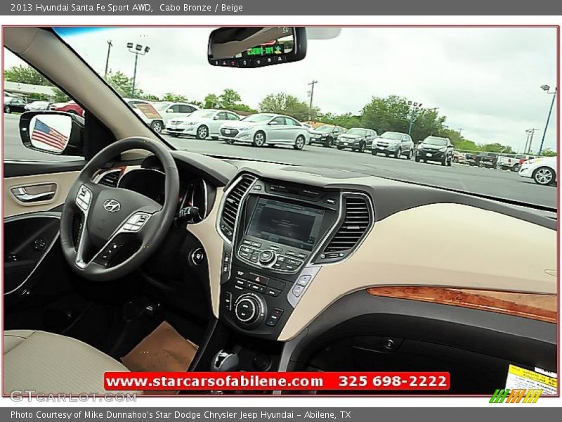 Cabo Bronze / Beige 2013 Hyundai Santa Fe Sport AWD