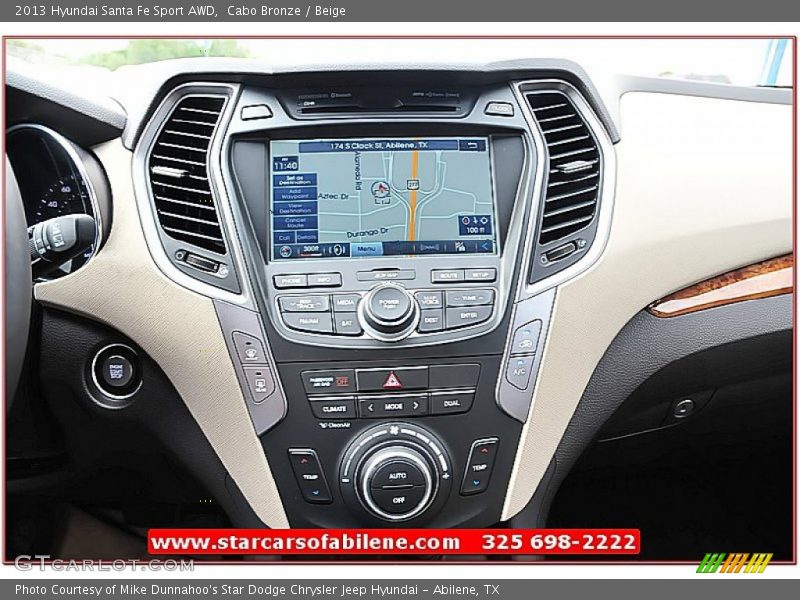 Cabo Bronze / Beige 2013 Hyundai Santa Fe Sport AWD