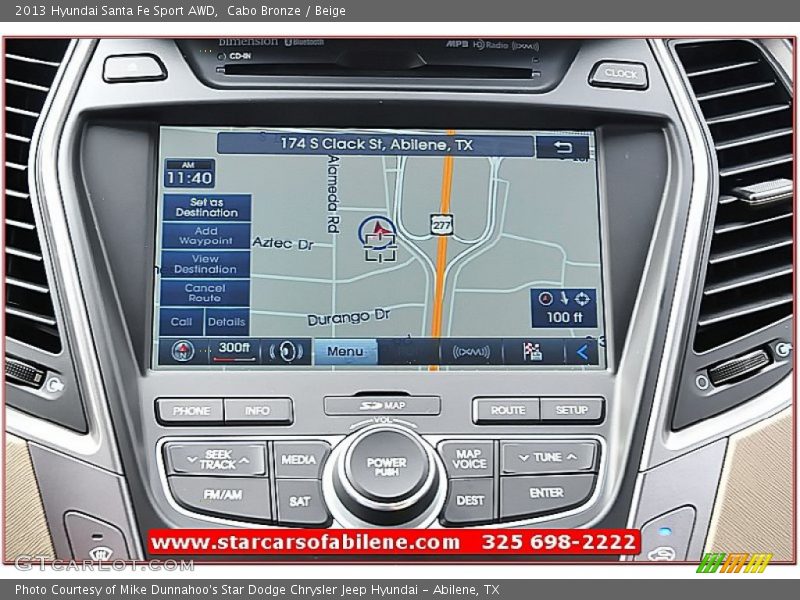 Cabo Bronze / Beige 2013 Hyundai Santa Fe Sport AWD