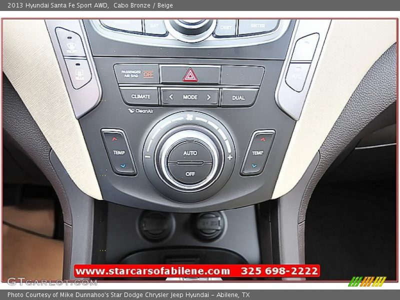 Cabo Bronze / Beige 2013 Hyundai Santa Fe Sport AWD
