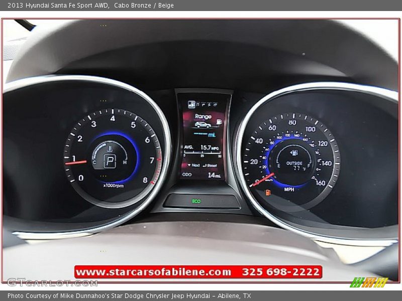 Cabo Bronze / Beige 2013 Hyundai Santa Fe Sport AWD