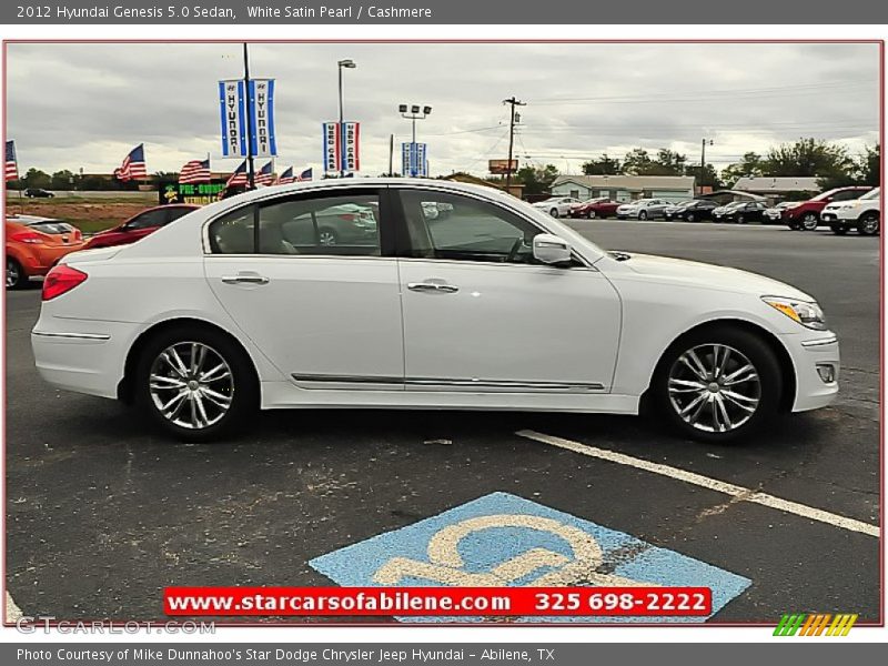 White Satin Pearl / Cashmere 2012 Hyundai Genesis 5.0 Sedan