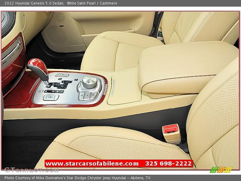 White Satin Pearl / Cashmere 2012 Hyundai Genesis 5.0 Sedan