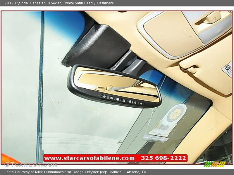 White Satin Pearl / Cashmere 2012 Hyundai Genesis 5.0 Sedan