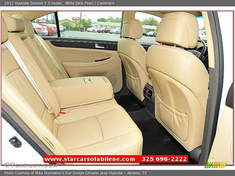 White Satin Pearl / Cashmere 2012 Hyundai Genesis 5.0 Sedan