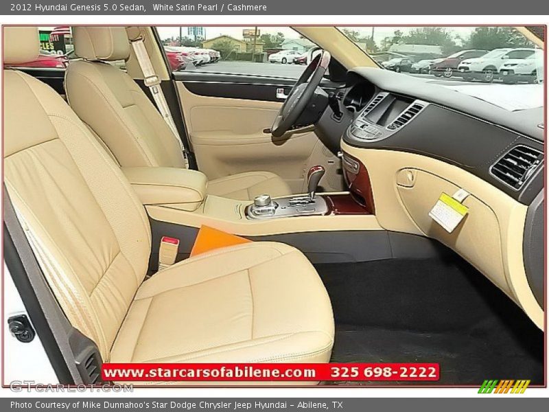 White Satin Pearl / Cashmere 2012 Hyundai Genesis 5.0 Sedan