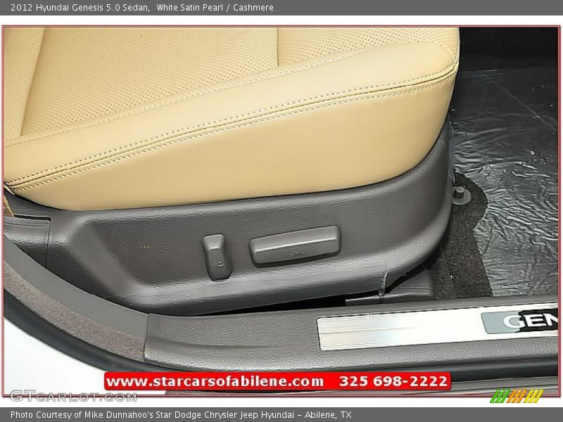 White Satin Pearl / Cashmere 2012 Hyundai Genesis 5.0 Sedan