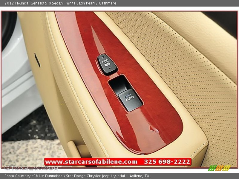 White Satin Pearl / Cashmere 2012 Hyundai Genesis 5.0 Sedan