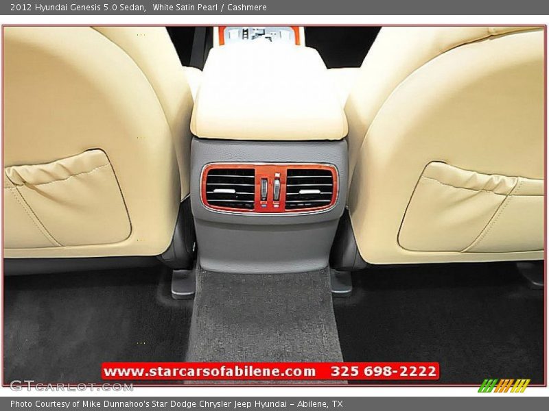 White Satin Pearl / Cashmere 2012 Hyundai Genesis 5.0 Sedan