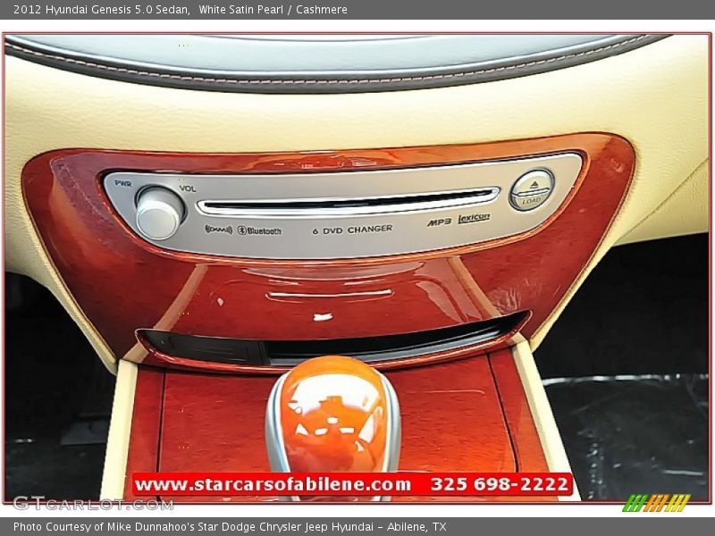 White Satin Pearl / Cashmere 2012 Hyundai Genesis 5.0 Sedan