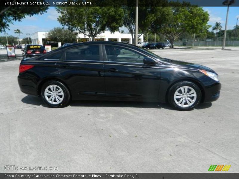 Midnight Black / Camel 2011 Hyundai Sonata GLS