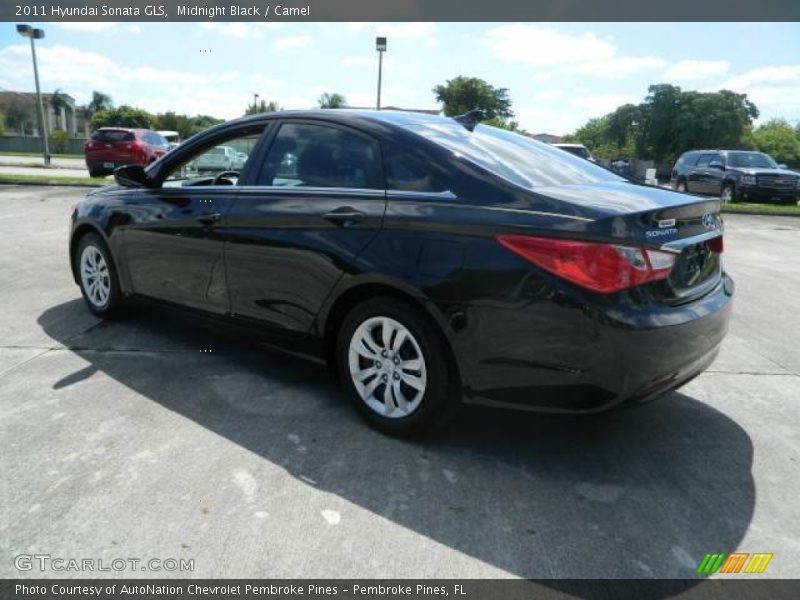 Midnight Black / Camel 2011 Hyundai Sonata GLS
