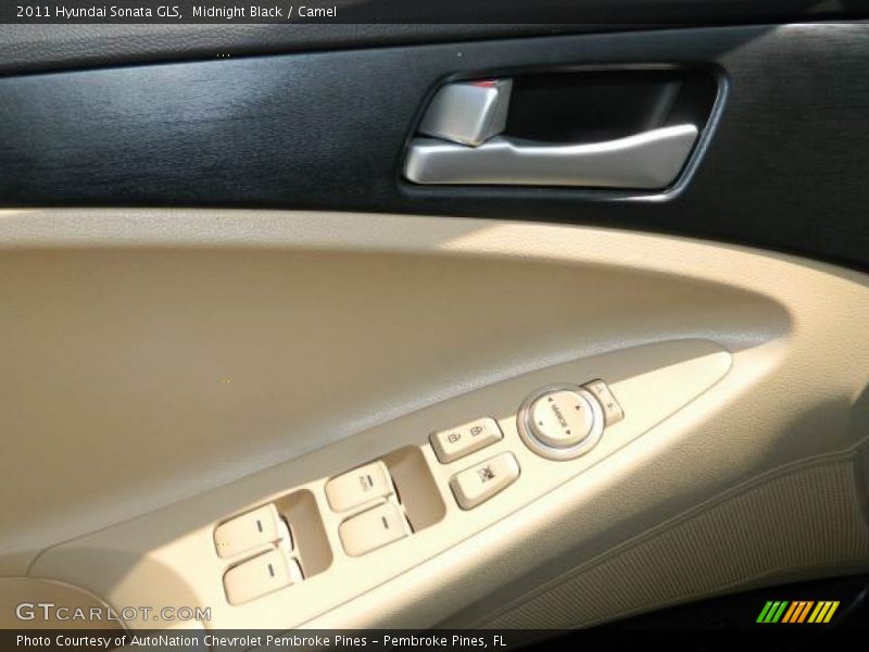 Midnight Black / Camel 2011 Hyundai Sonata GLS