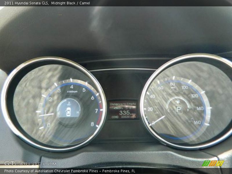 Midnight Black / Camel 2011 Hyundai Sonata GLS