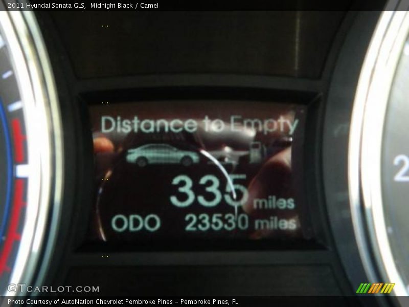 Midnight Black / Camel 2011 Hyundai Sonata GLS