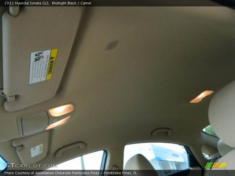 Midnight Black / Camel 2011 Hyundai Sonata GLS