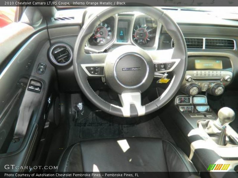 Inferno Orange Metallic / Black 2010 Chevrolet Camaro LT/RS Coupe