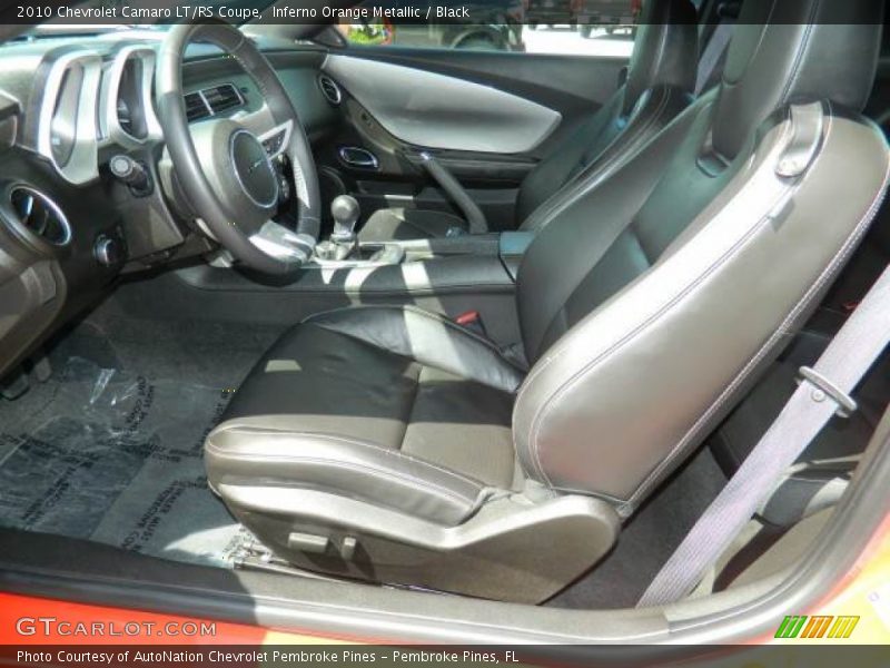  2010 Camaro LT/RS Coupe Black Interior