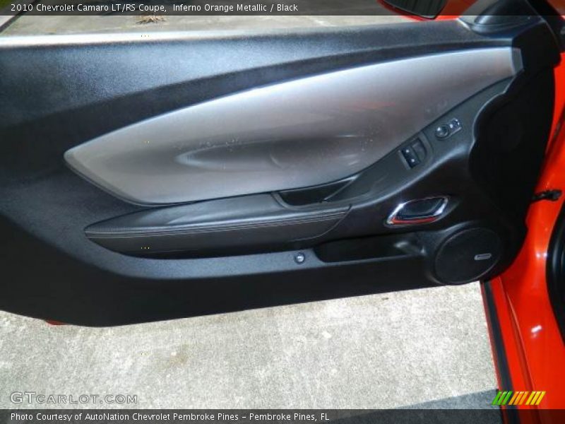 Inferno Orange Metallic / Black 2010 Chevrolet Camaro LT/RS Coupe