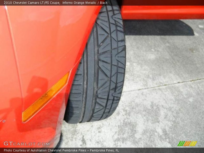 Inferno Orange Metallic / Black 2010 Chevrolet Camaro LT/RS Coupe