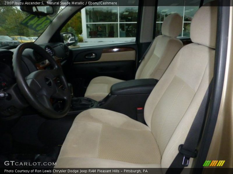 Natural Suede Metallic / Ebony/Cashmere 2007 Isuzu Ascender S