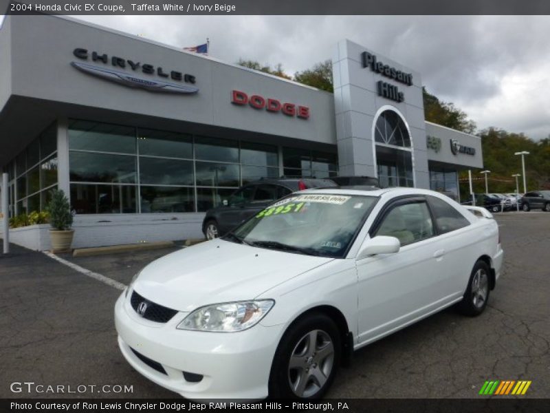 Taffeta White / Ivory Beige 2004 Honda Civic EX Coupe
