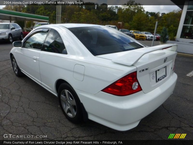 Taffeta White / Ivory Beige 2004 Honda Civic EX Coupe