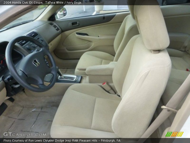 Taffeta White / Ivory Beige 2004 Honda Civic EX Coupe