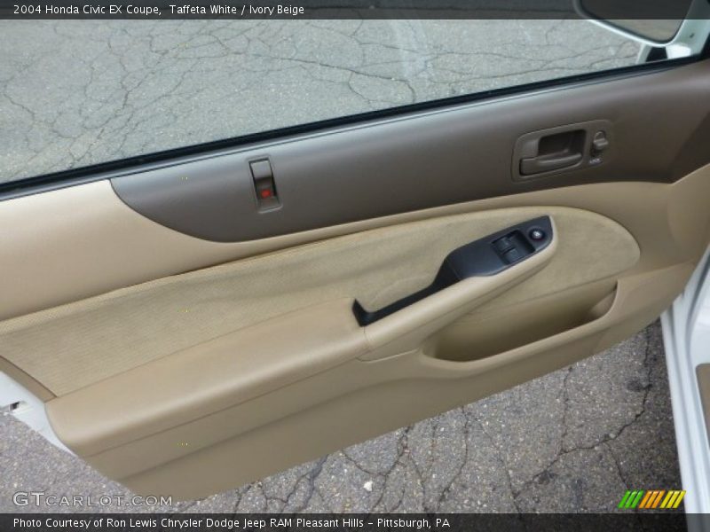 Taffeta White / Ivory Beige 2004 Honda Civic EX Coupe