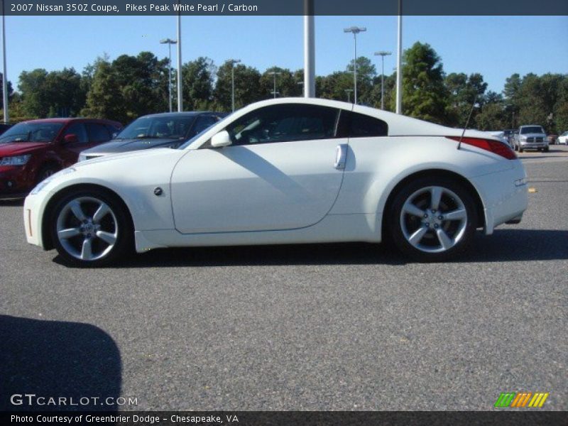 Pikes Peak White Pearl / Carbon 2007 Nissan 350Z Coupe
