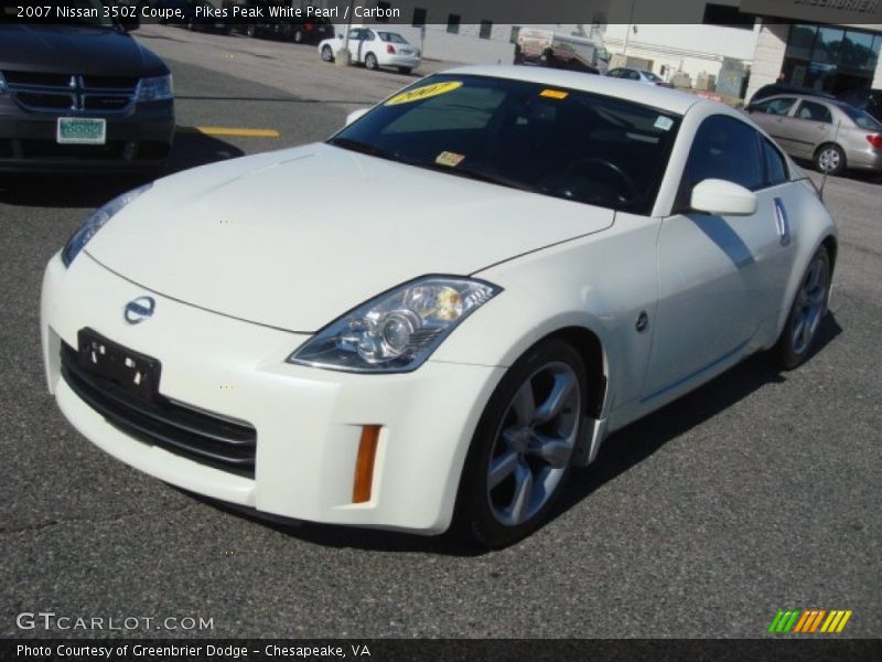 Pikes Peak White Pearl / Carbon 2007 Nissan 350Z Coupe