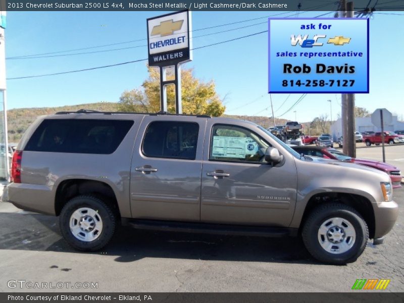 Mocha Steel Metallic / Light Cashmere/Dark Cashmere 2013 Chevrolet Suburban 2500 LS 4x4