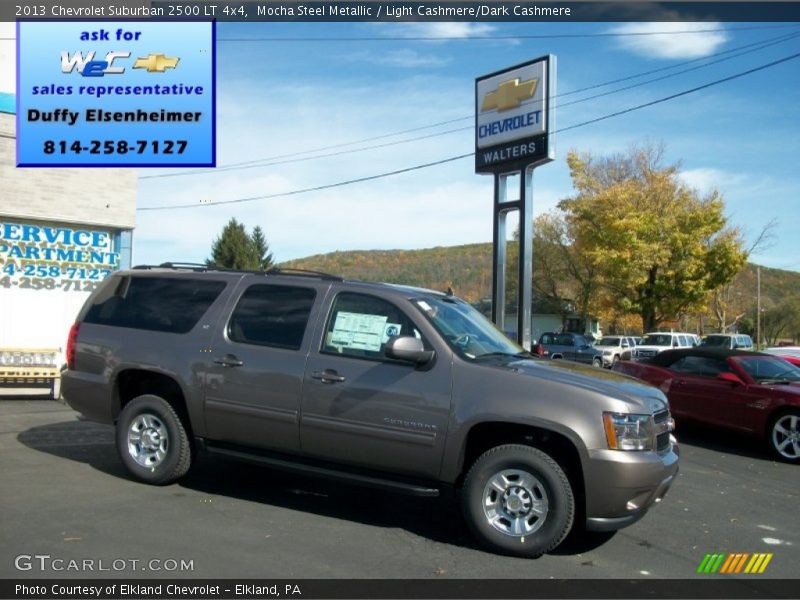Mocha Steel Metallic / Light Cashmere/Dark Cashmere 2013 Chevrolet Suburban 2500 LT 4x4