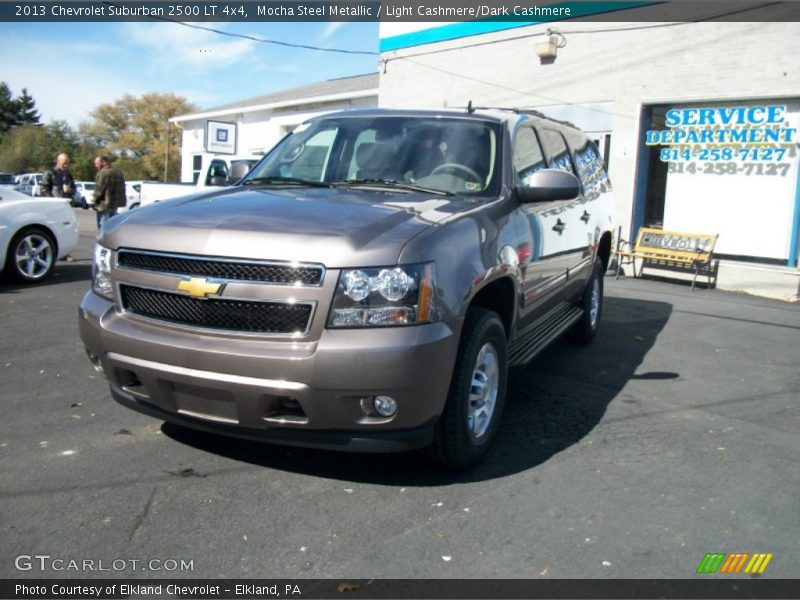 Mocha Steel Metallic / Light Cashmere/Dark Cashmere 2013 Chevrolet Suburban 2500 LT 4x4